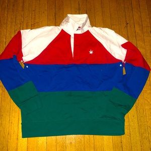Vintage style custom colorblock Mary J sweater 🔥